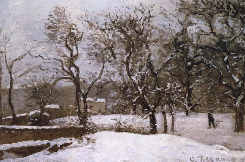 Camille Pissarro Belphegor Xi'an Snow Sweden oil painting art